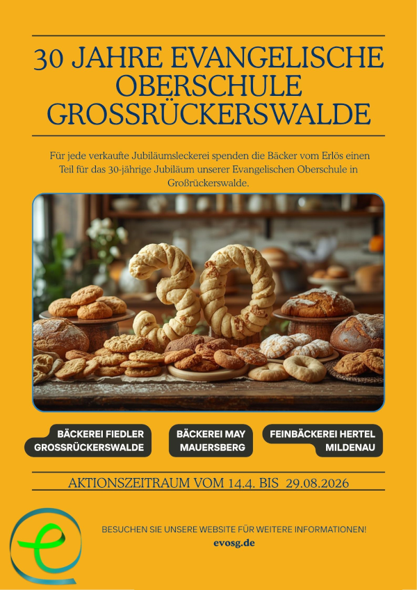 Backaktion zu Gunsten 30 Jahre EVOSG